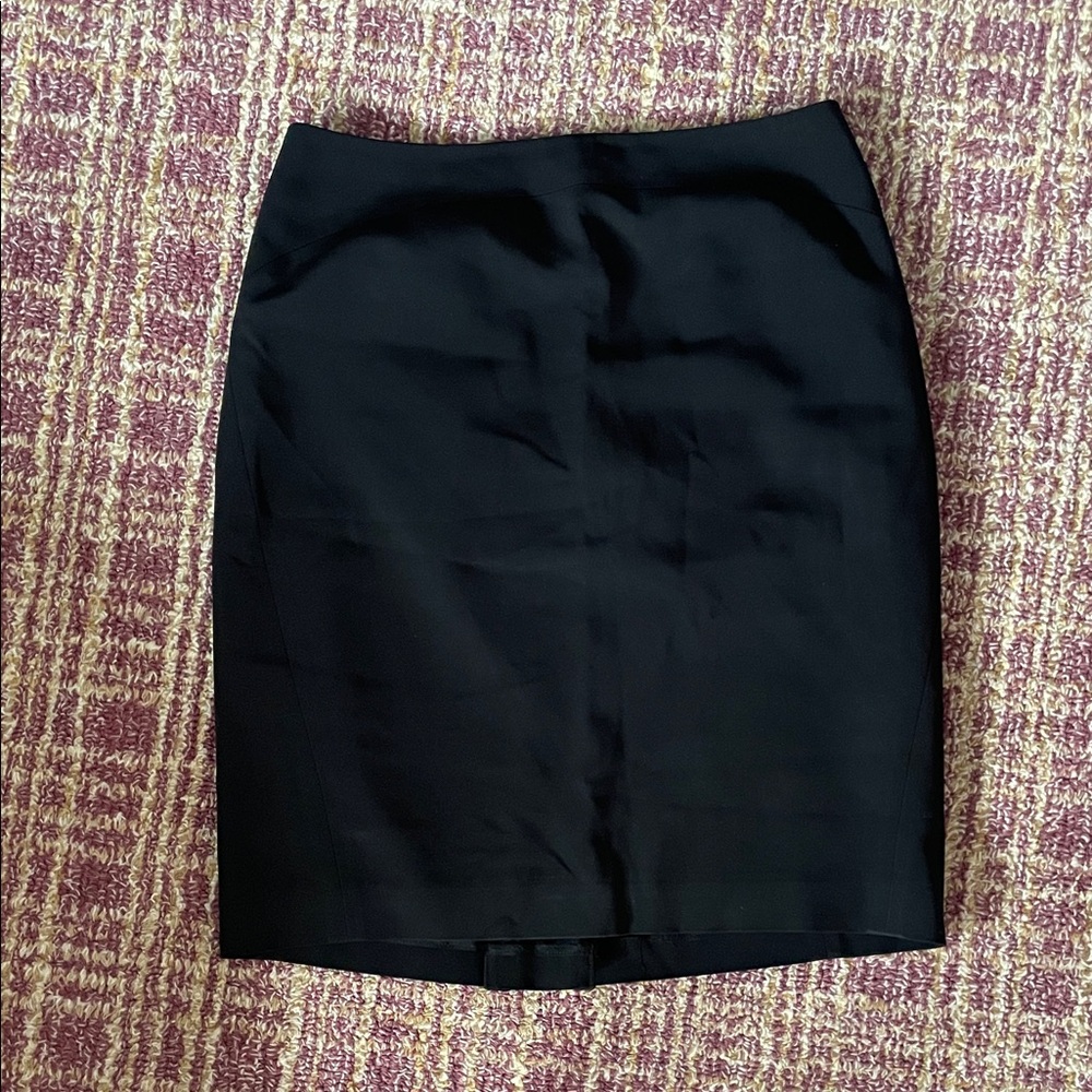 Ann Taylor Classic Black Pencil Skirt